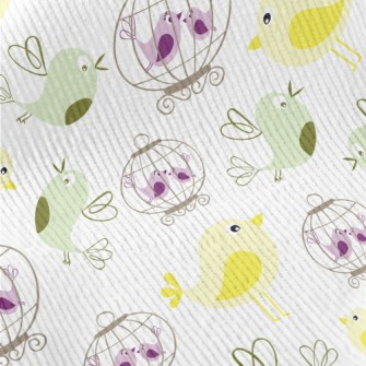 Bird And Birdcage Standard Corduroy