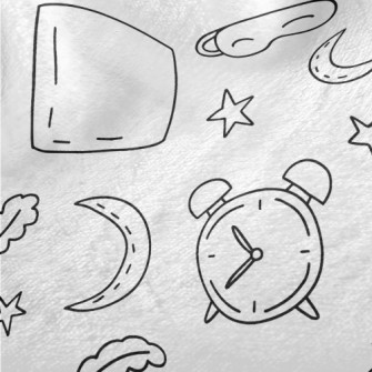 Hand-painted Sleeping Supplies Minky