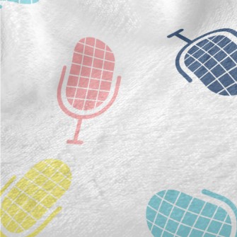 Cute Colorful Microphone Minky