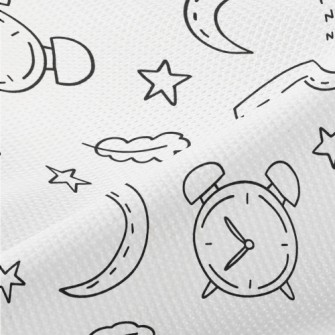 Hand-painted Sleeping Supplies Piqué