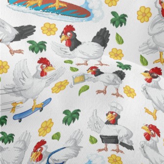 Hawaiian Vacation Cock Lightweight Performance Linen