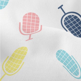 Cute Colorful Microphone Lightweight Performance Linen