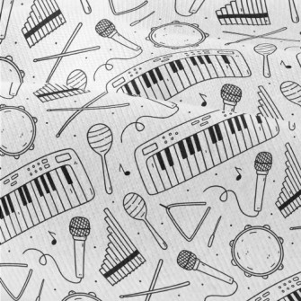 Hand Drawn Musical Instruments Modern Jersey