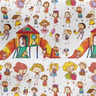 Have Fun With Children Jersey Backed Fleece