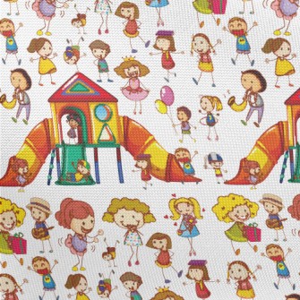 Have Fun With Children Pongee