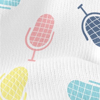 Cute Colorful Microphone Stretch Jersey