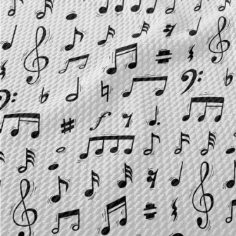 Vibrating Notes Birdseye Piqué