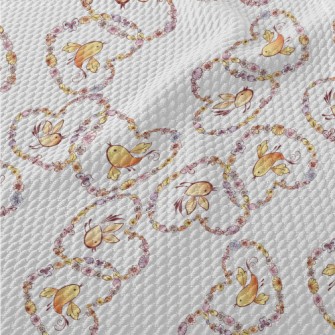 Heart Shaped Wreath With Flyin Birdseye Piqué