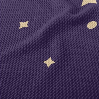 Cartoon Star Symbol Birdseye Piqué