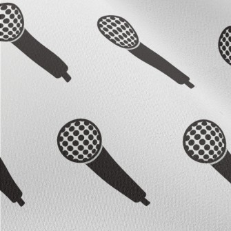 Simple Microphone Pattern Chiffon