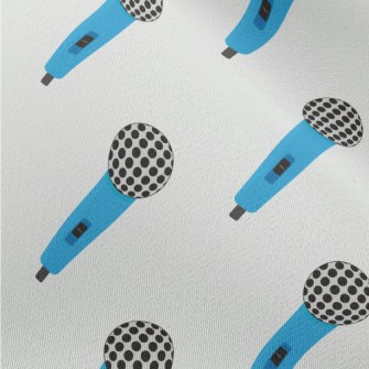 Colorful Retro Microphone Chiffon
