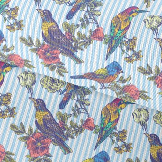 Colorful Bird Courtship Waterproof Oxford