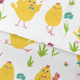 A Hen Enjoying Life Waterproof Oxford