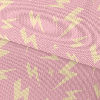 Yellow Lightning Symbol Waterproof Oxford