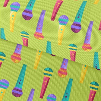 Retro Colorful Microphone Waterproof Oxford