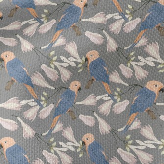 Parrot And Magnolia Waterproof Canvas