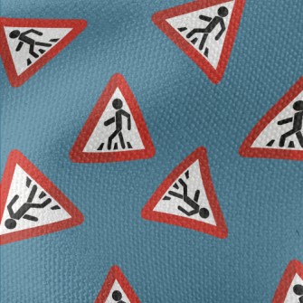 Please Use The Zebra Crossing Waterproof Canvas