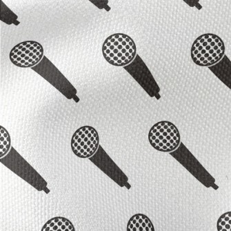 Simple Microphone Pattern Waterproof Canvas
