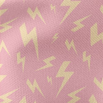 Yellow Lightning Symbol Waterproof Canvas