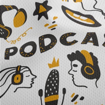Podcast Interview Athletic Mesh Flat Back