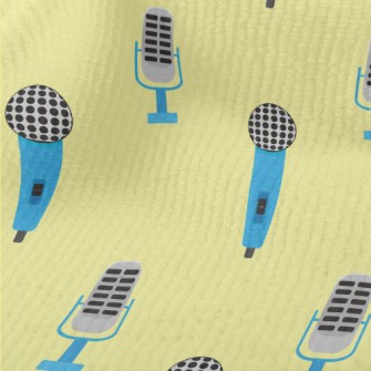 Retro Blue Microphone Terry