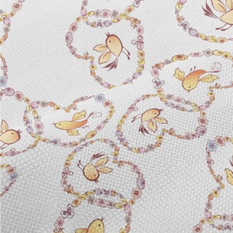 Heart Shaped Wreath With Flyin Performance Linen