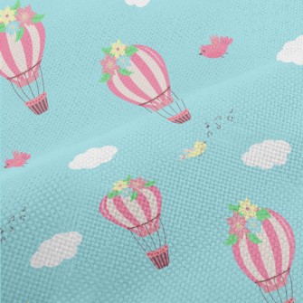 Pink Hot Air Balloon With Flow Performance Linen