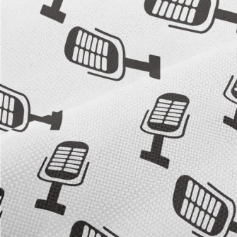 Classic Microphone Pattern Performance Linen
