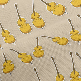 Cartoon Cello Performance Linen