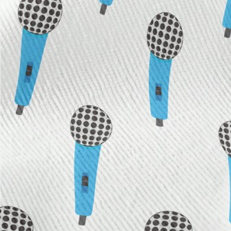 Colorful Retro Microphone Standard Corduroy