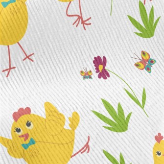 A Hen Enjoying Life Standard Corduroy