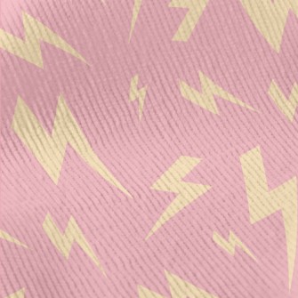 Yellow Lightning Symbol Standard Corduroy