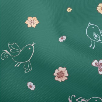 Abstract Bird And Flowers Dobby