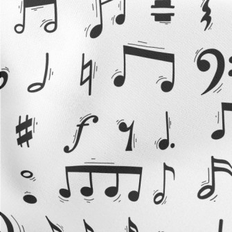 Vibrating Notes Stretch Ponte