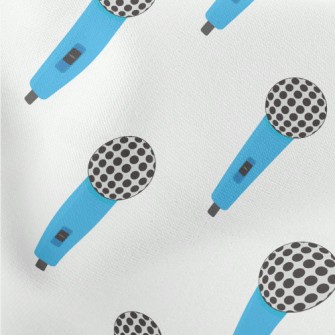 Colorful Retro Microphone Stretch Ponte