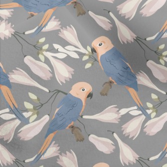 Parrot And Magnolia Micro Fleece
