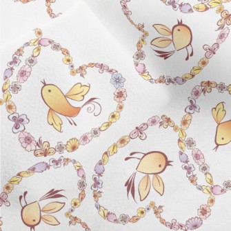 Heart Shaped Wreath With Flyin Micro Fleece