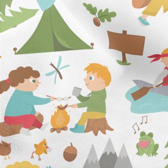 Children&#39;s Summer Camp Micro Fleece