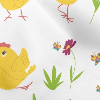 A Hen Enjoying Life Micro Fleece
