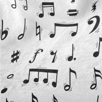 Vibrating Notes Minky