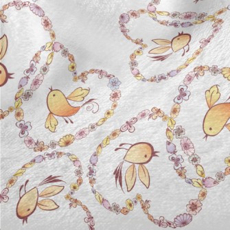 Heart Shaped Wreath With Flyin Minky