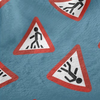 Please Use The Zebra Crossing Minky