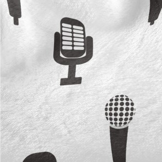 Retro Microphone Icon Minky