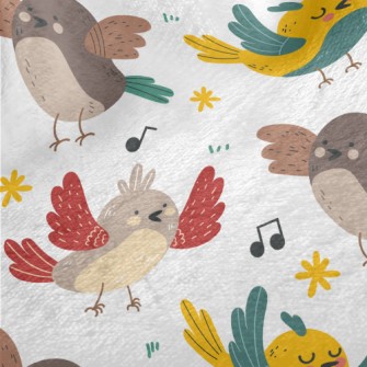 Colorful Singing Bird Minky