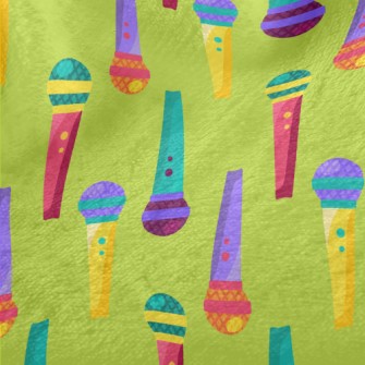 Retro Colorful Microphone Minky