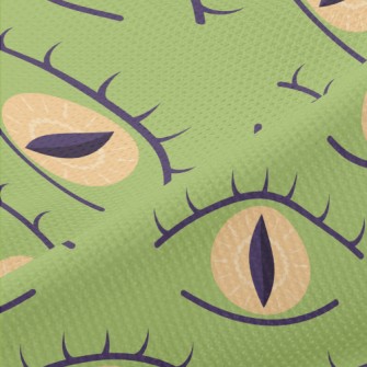 Mysterious Monster Eyes Piqué