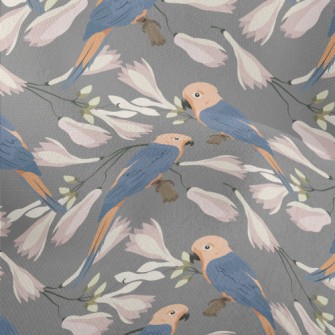Parrot And Magnolia Lightweight Performance Linen