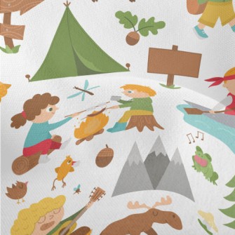 Children&#39;s Summer Camp Lightweight Performance Linen