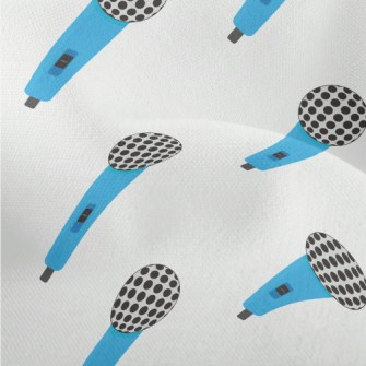 Colorful Retro Microphone Lightweight Performance Linen