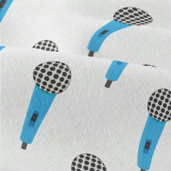 Colorful Retro Microphone Modern Jersey